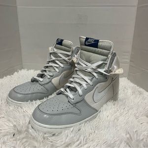 Nike dunk white canvas sz 12